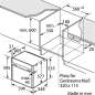 Preview: Neff Backofen BFS4522N Fullsteam Dampfbackofen EasyClean Slide und Hide B45FS22N0